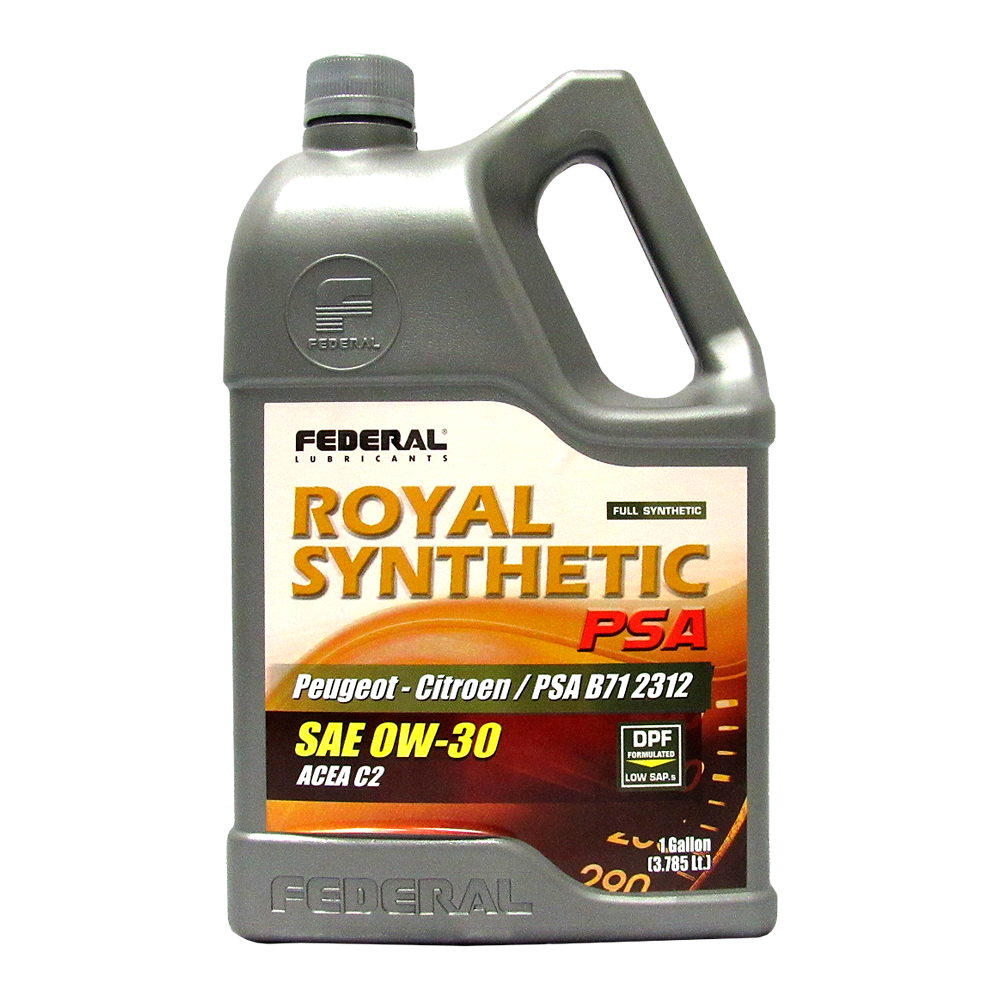 Federal Royal Synthetic PSA SAE 0W-30 – Federal Lubricantes