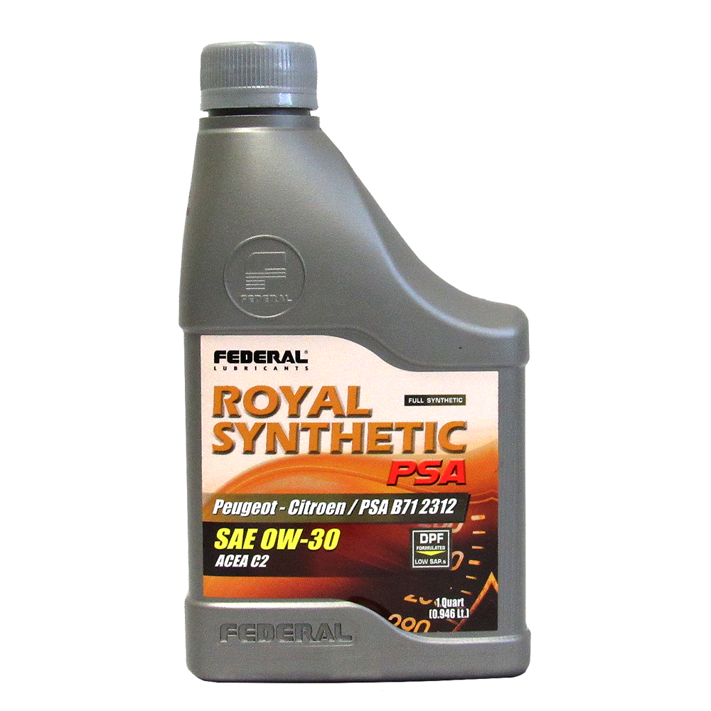 Federal Royal Synthetic PSA SAE 0W-30 – Federal Lubricantes